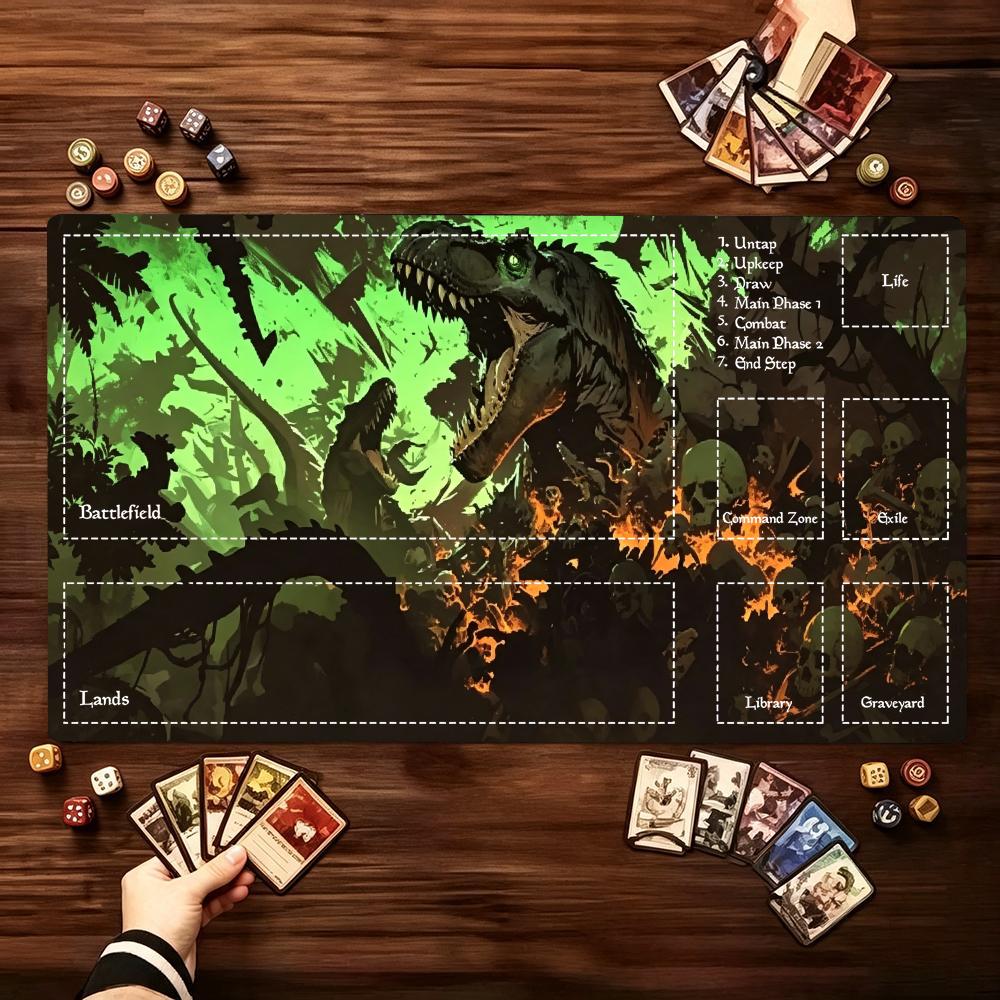 Desk Setup Trading - Tappetino da Gioco Grande e Allungato