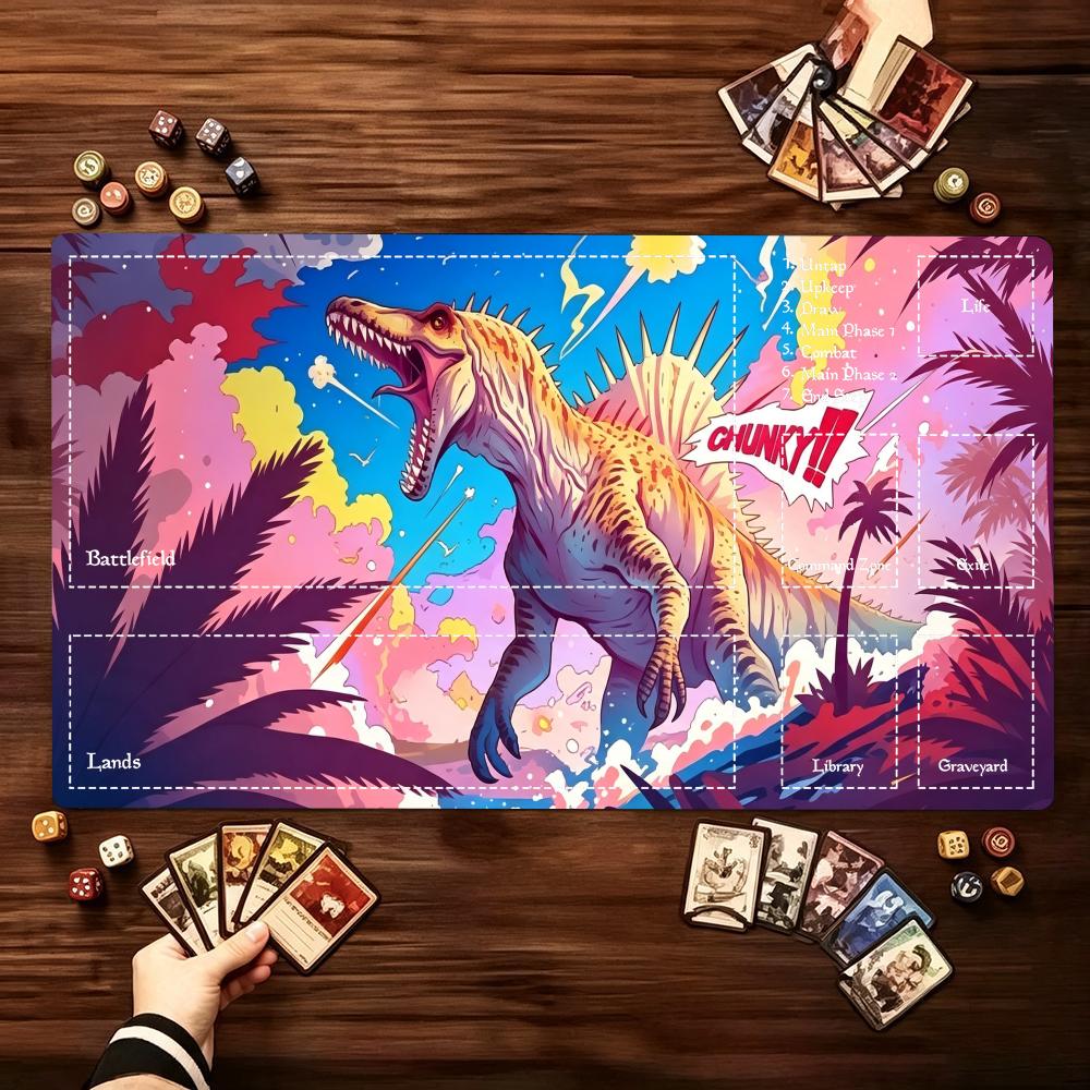 Desk Setup Trading - Tappetino da Gioco Grande e Vivace