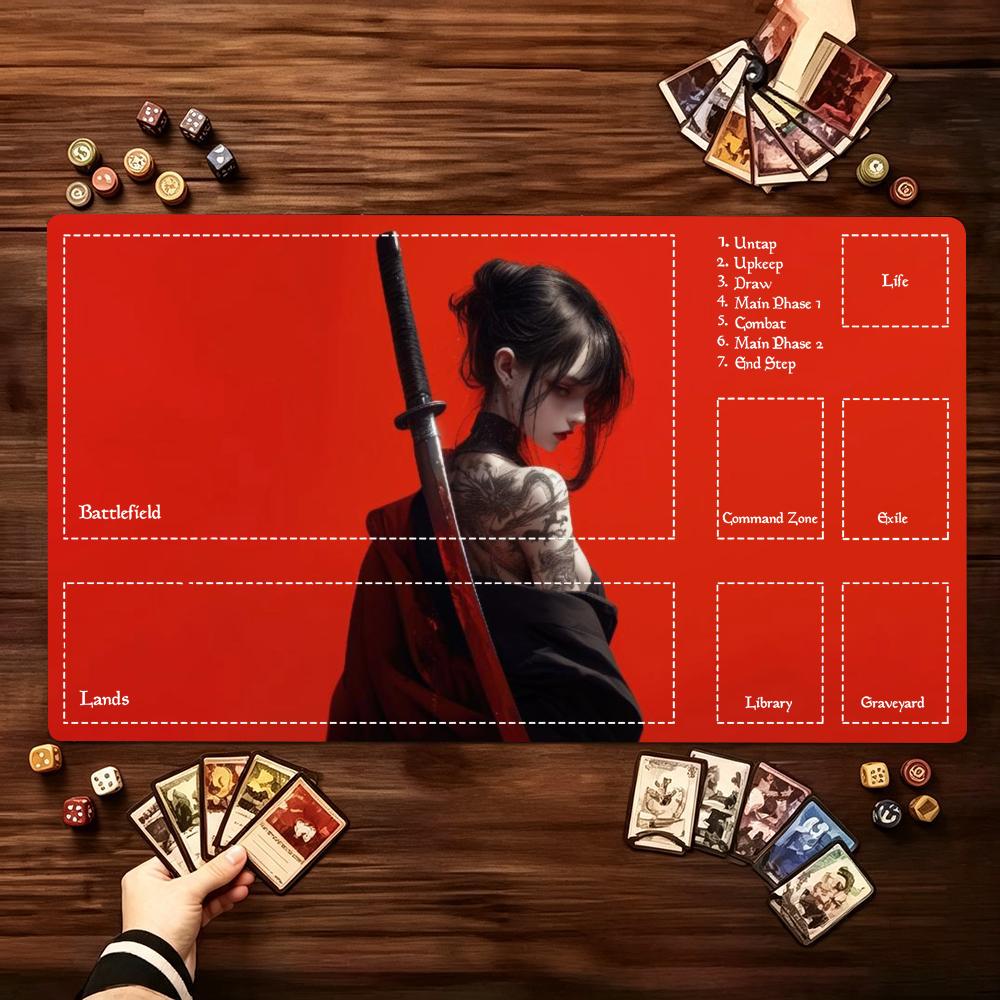 Desk Setup Trading - Tappetino da Gioco Grande per Ragazza
