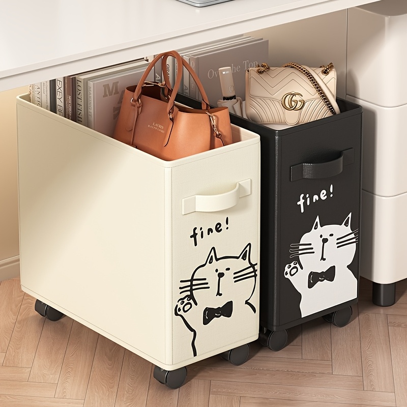 Desk Setup Essentials - Carrello portaoggetti con ruote sotto il
