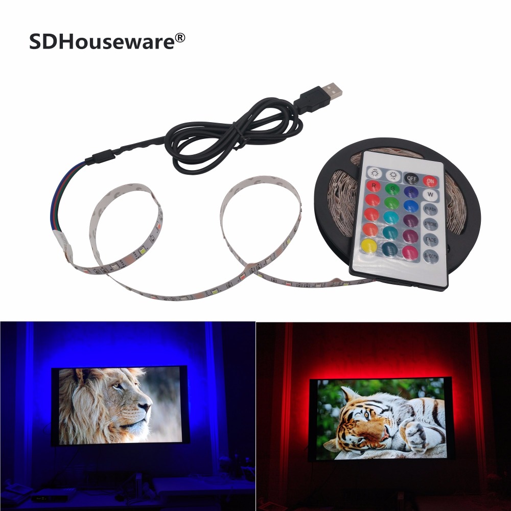 Desk Setup Background - Striscia LED USB 2835SMD DC5V, Nastro