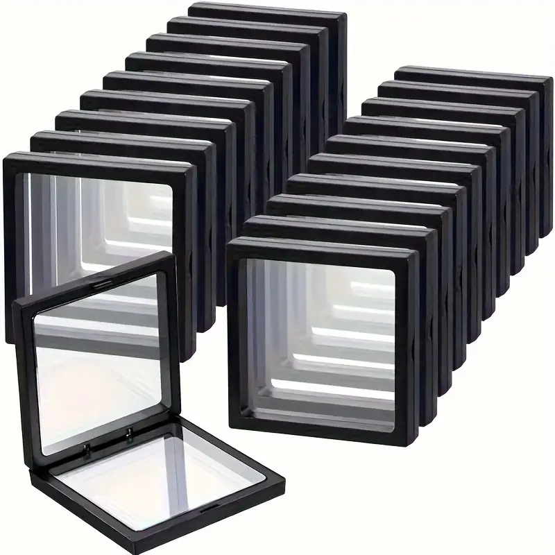 Cable Box Organizer - 20 Pezzi Espositori 3D Trasparenti Clearview,