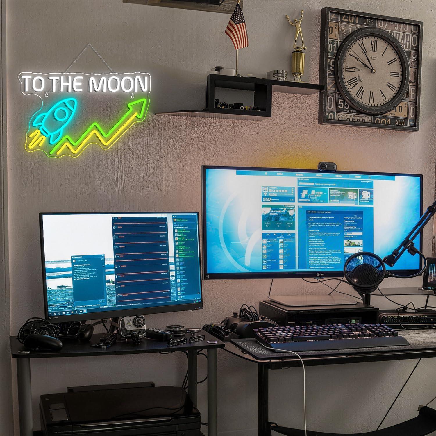 Insegna al Neon per Day Tradin - Desk Setup Trading recensione e prezzo