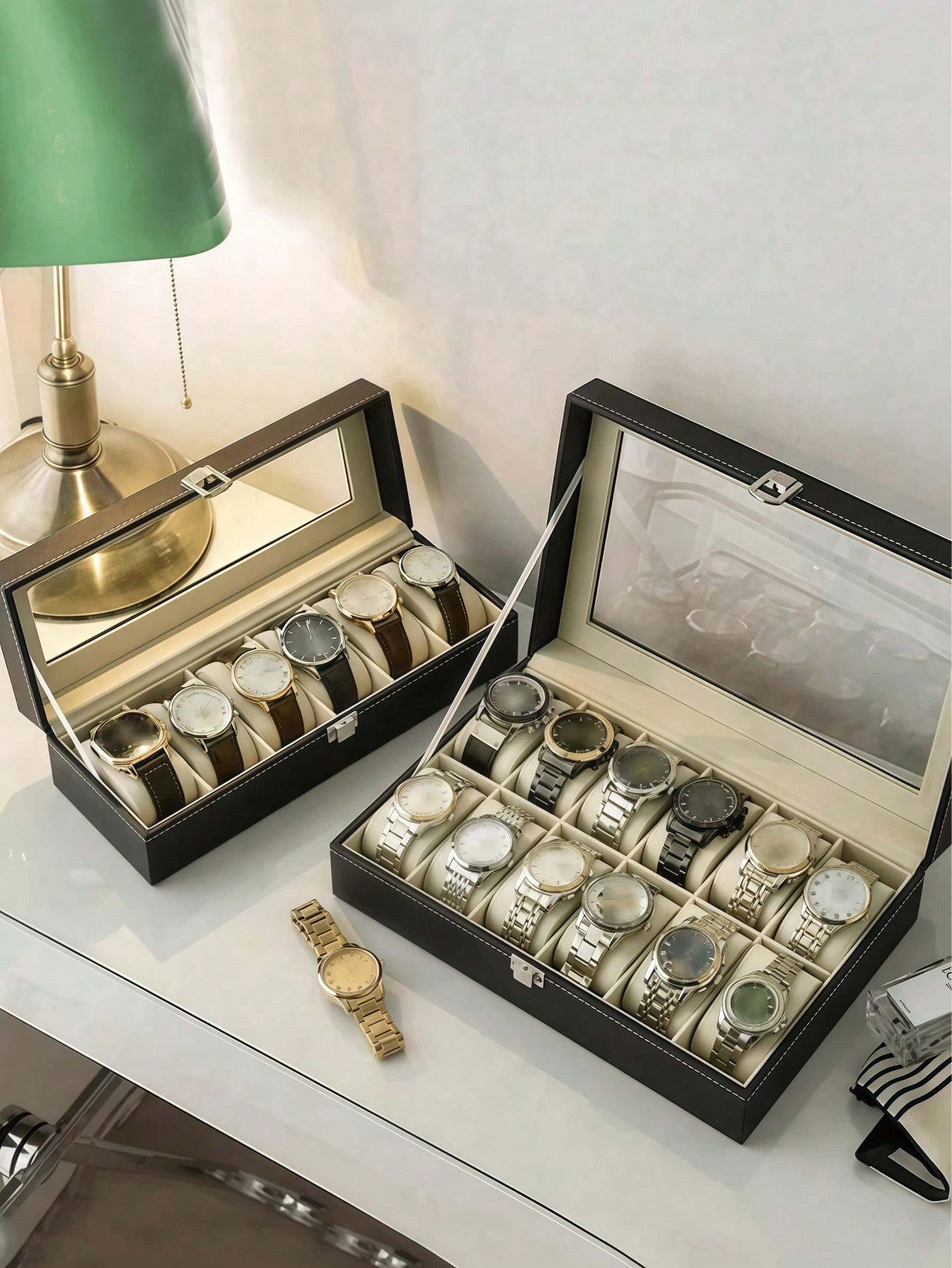 Scatola Porta Orologi in Pelle - Cable Box Organizer recensione e prezzo