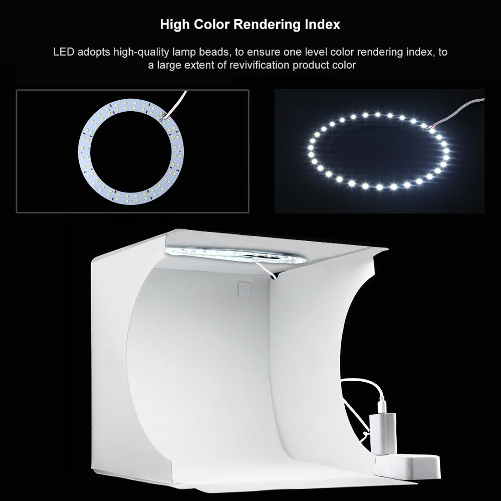 PULUZ 23cm foto Mini Light Box - Desk Setup Background recensione e prezzo