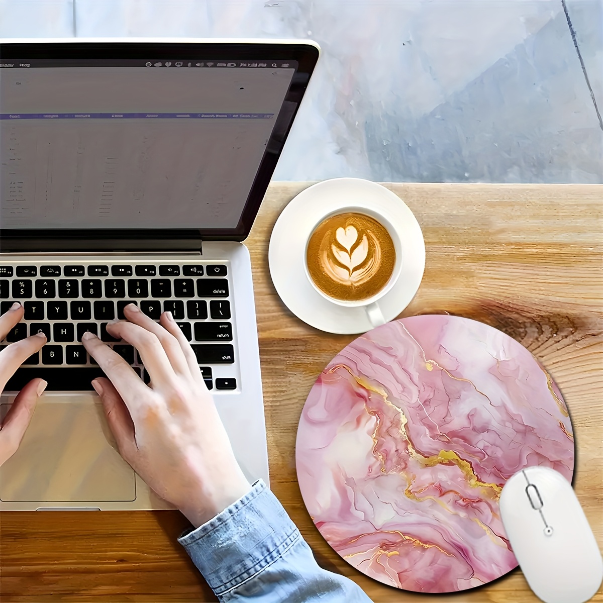 Tappetino per Mouse in Marmo R - Desk Setup Pc And Laptop recensione e prezzo