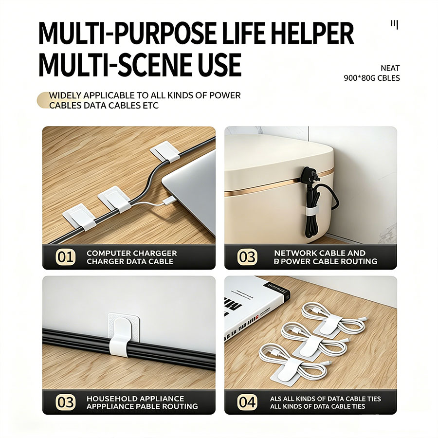 10 pezzi, organizer per cavi i - Cable Velcro Strap recensione e prezzo