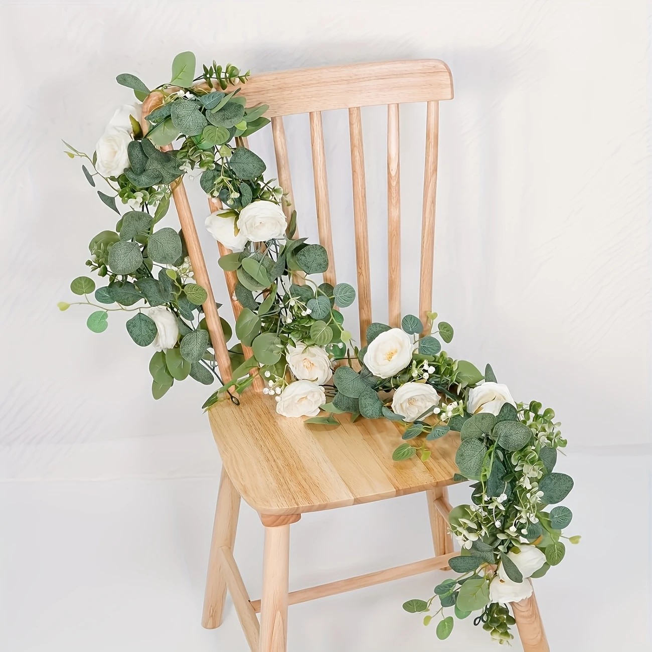 Ghirlande di eucalipto e rose  - Desk Setup Background recensione e prezzo