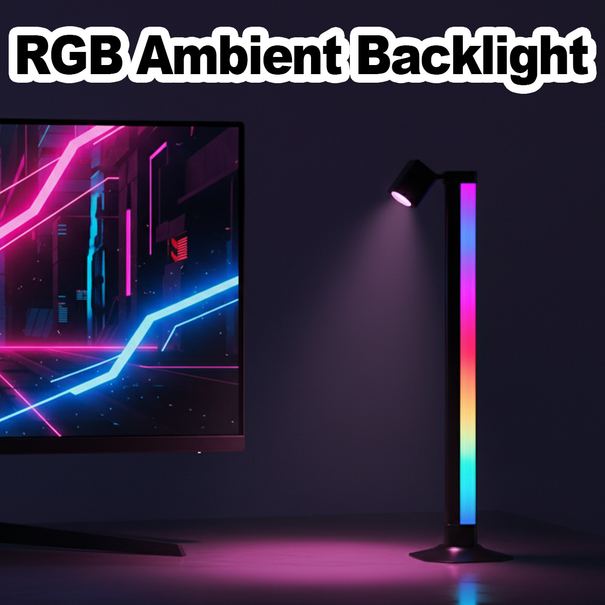 Barra luminosa intelligente a  - Desk Setup Background recensione e prezzo