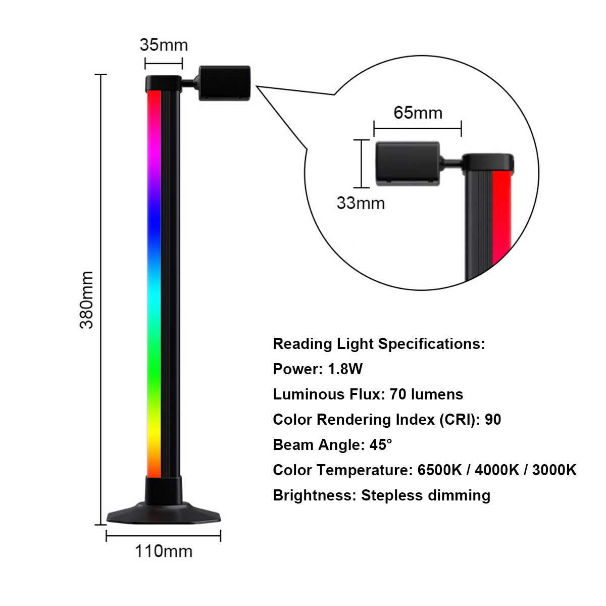 Barra luminosa intelligente a  - Desk Setup Background recensione e prezzo