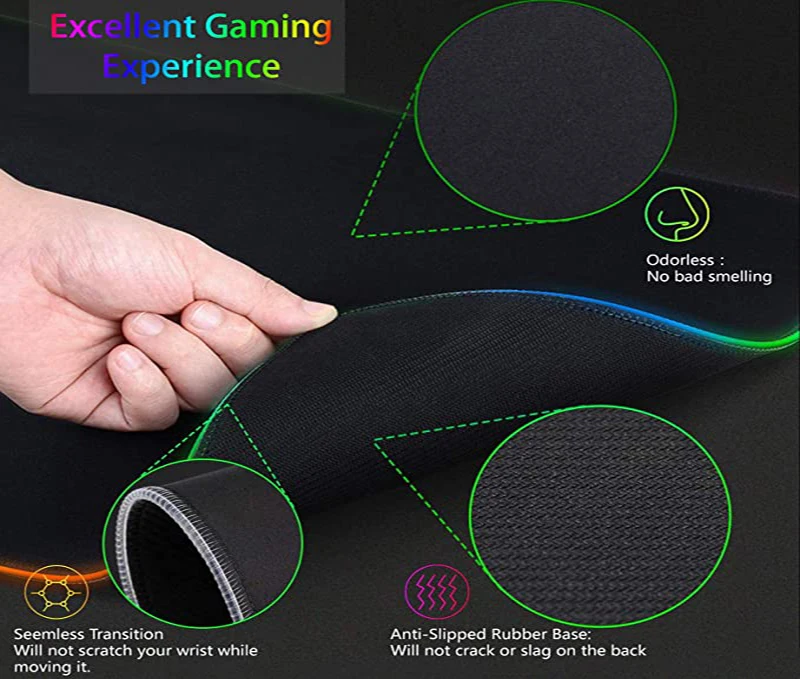 Tappetino per Mouse RGB XXL HD - Desk Setup Pc And Laptop recensione e prezzo