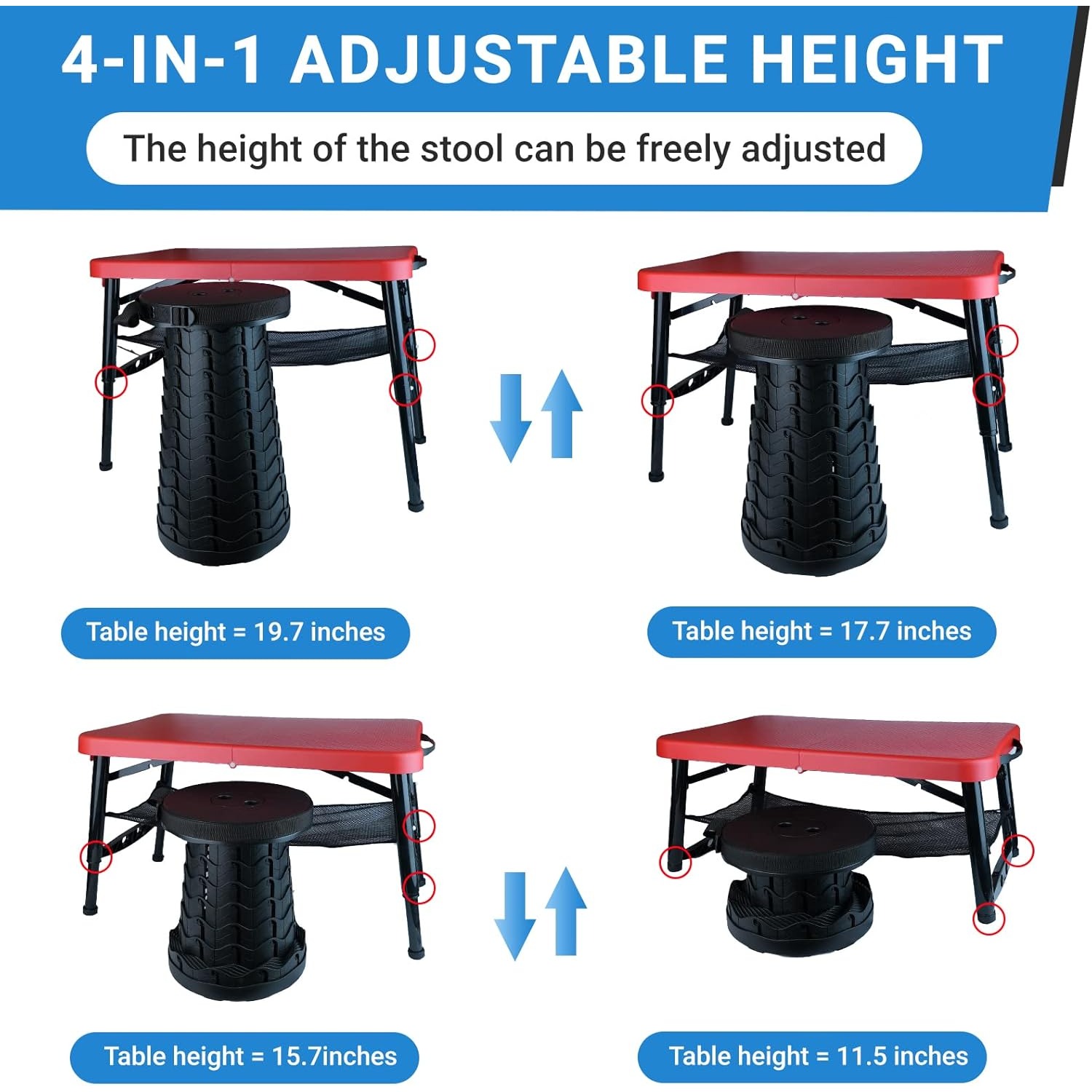 Set tavolo pieghevole e sgabel - Desk Setup Maker recensione e prezzo
